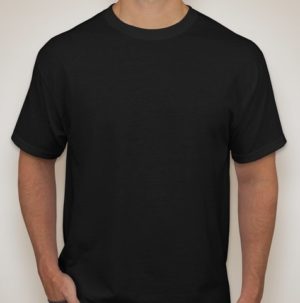 black 100 polyester shirt